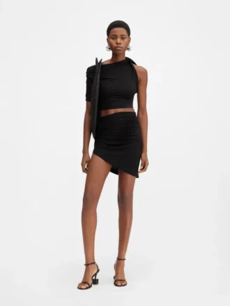The Drapeado mini skirt Draped mini skirt