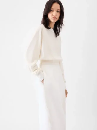 The embroidered sweater Embroidered knit sweater