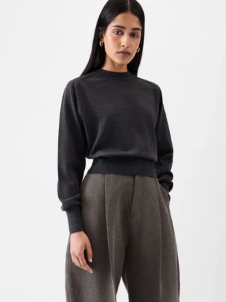 The embroidered sweater Embroidered knit sweater