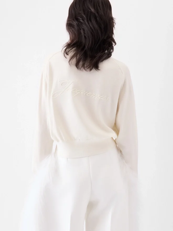 The embroidered sweater Embroidered knit sweater The embroidered sweater Embroidered knit sweater