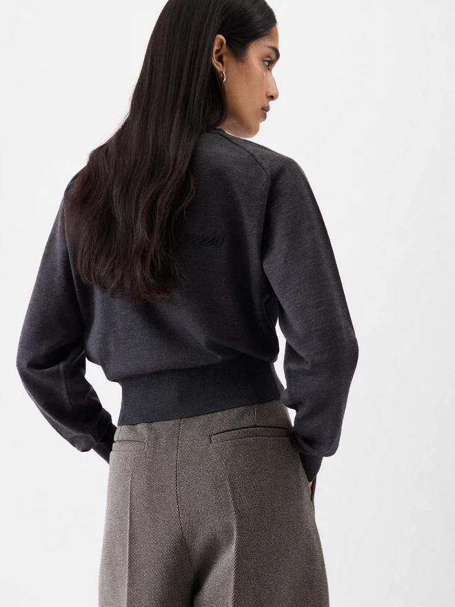 The embroidered sweater Embroidered knit sweater The embroidered sweater Embroidered knit sweater