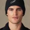 The Espiral beanie Embroidered monogram beanie The Espiral beanie Embroidered monogram beanie