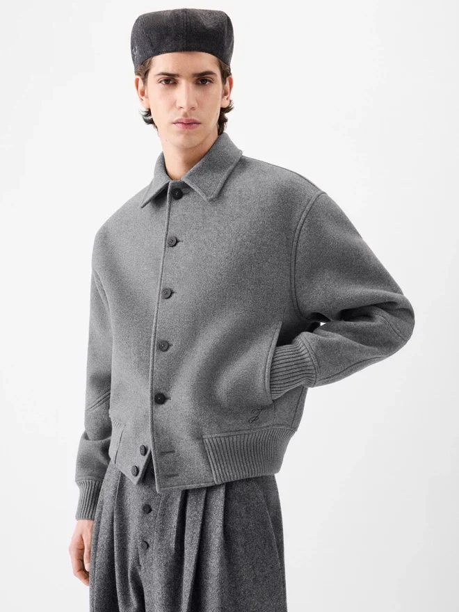 The Feltro bomber jacket Short bomber coat The Feltro bomber jacket Short bomber coat