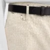 The Fernando de-Nîmes denim pants Crocodile-embossed jeans