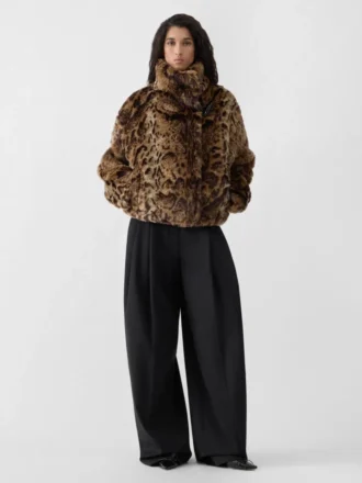 The Fernando jacket Faux leopard jacket
