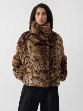 The Fernando jacket Faux leopard jacket
