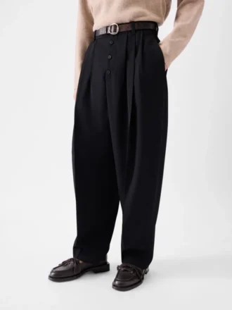 The Fernando pants Pleated buttoned pants