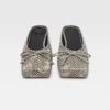 The flat Ballet mules Ballerina mules