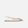 The flat Duelo slingbacks Circle square flats