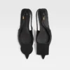 The flat Duelo slingbacks Circle square flats