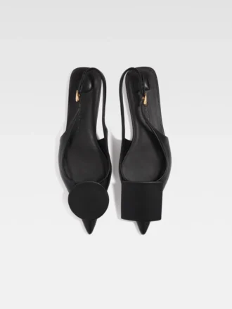 The flat Duelo slingbacks Circle square flats