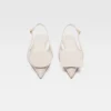 The flat Duelo slingbacks Circle square flats