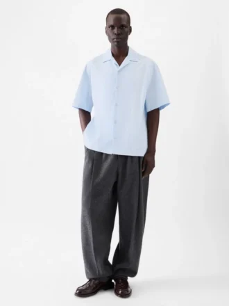 The Fonccio shirt Embroidered signature bowling shirt