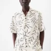 The Fonccio shirt Foliage print bowling shirt