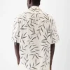 The Fonccio shirt Foliage print bowling shirt