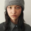 The Gros Grain beanie Grosgrain logo hat