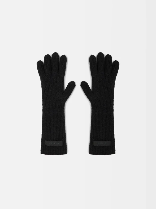 The Gros Grain gloves Grosgrain logo gloves The Gros Grain gloves Grosgrain logo gloves