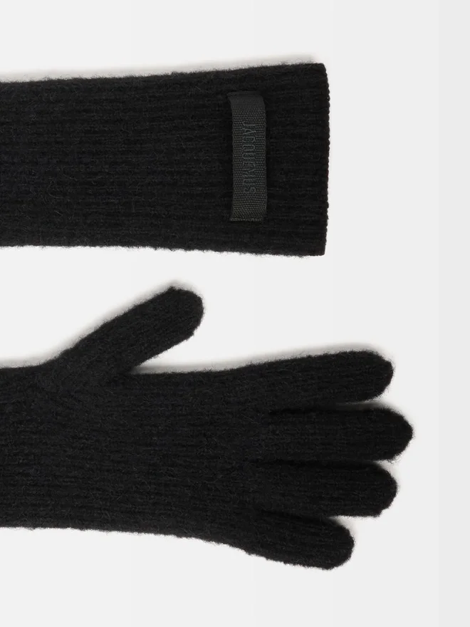 The Gros Grain gloves Grosgrain logo gloves The Gros Grain gloves Grosgrain logo gloves