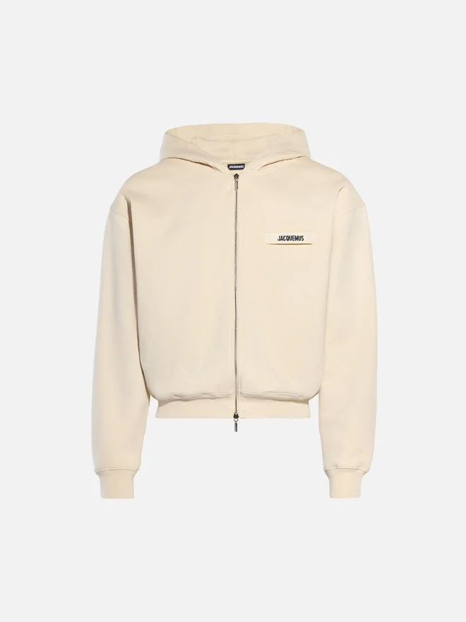 The Gros Grain zipped hoodie Grosgrain logo zip hoodie The Gros Grain zipped hoodie Grosgrain logo zip hoodie