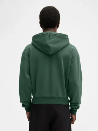 The Gros Grain zipped hoodie Grosgrain logo zip hoodie
