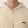 The Gros Grain zipped hoodie Grosgrain logo zip hoodie The Gros Grain zipped hoodie Grosgrain logo zip hoodie