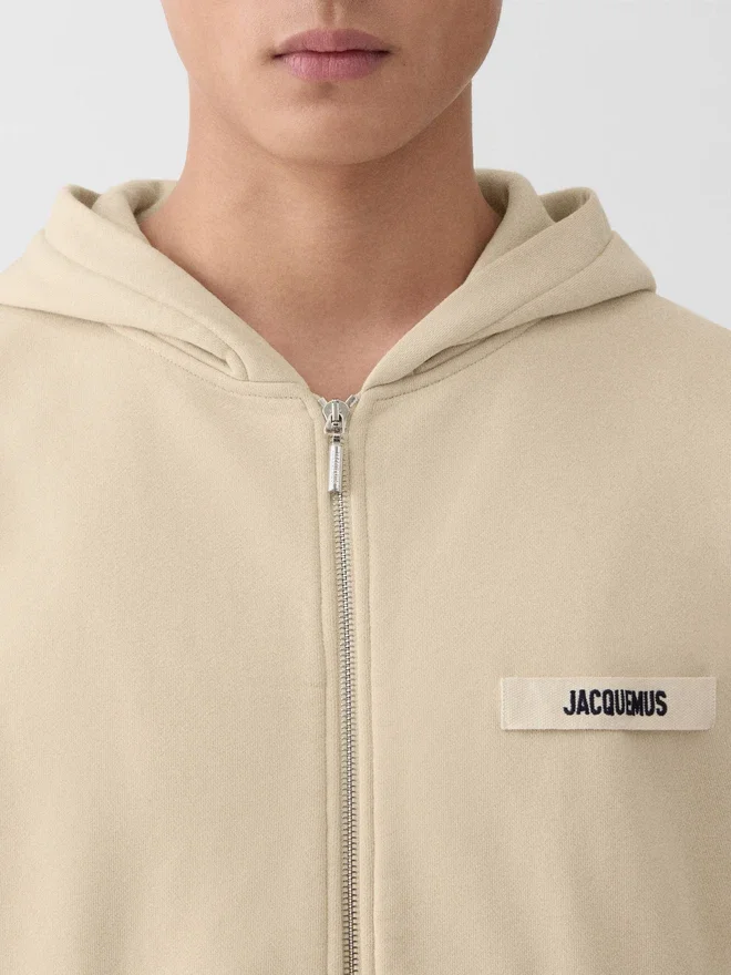 The Gros Grain zipped hoodie Grosgrain logo zip hoodie The Gros Grain zipped hoodie Grosgrain logo zip hoodie
