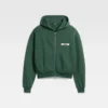 The Gros Grain zipped hoodie Grosgrain logo zip hoodie