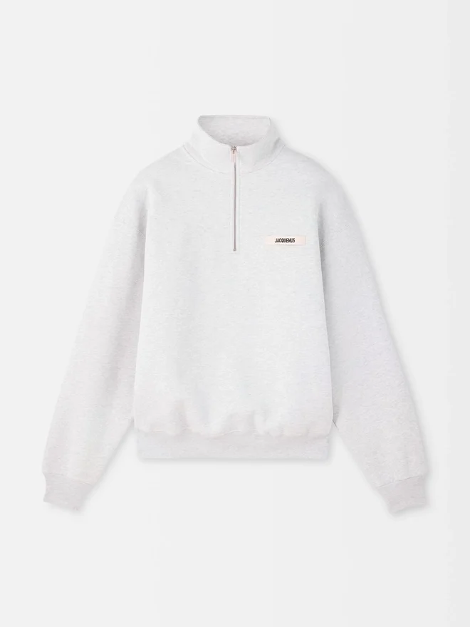 The Gros Grain zipped-rollneck sweatshirt Zip-up sweater The Gros Grain zipped-rollneck sweatshirt Zip-up sweater