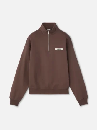The Gros Grain zipped-rollneck sweatshirt Zip-up sweater