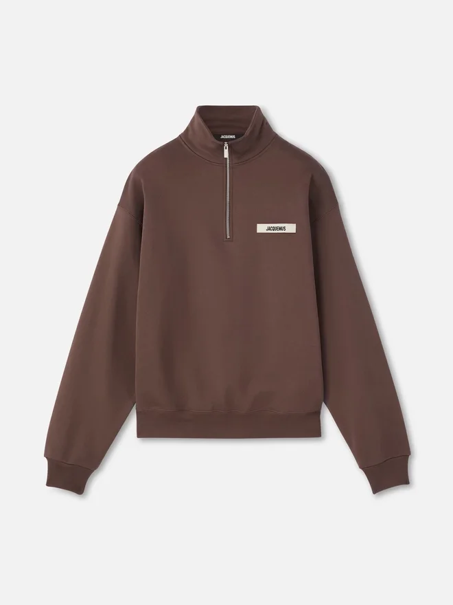 The Gros Grain zipped-rollneck sweatshirt Zip-up sweater The Gros Grain zipped-rollneck sweatshirt Zip-up sweater