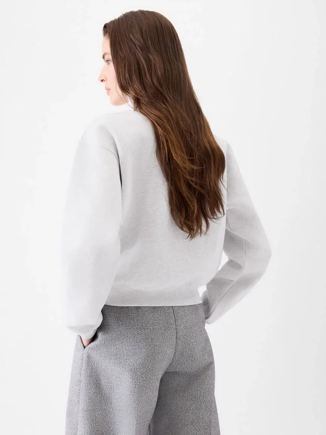 The Gros Grain zipped-rollneck sweatshirt Zip-up sweater The Gros Grain zipped-rollneck sweatshirt Zip-up sweater