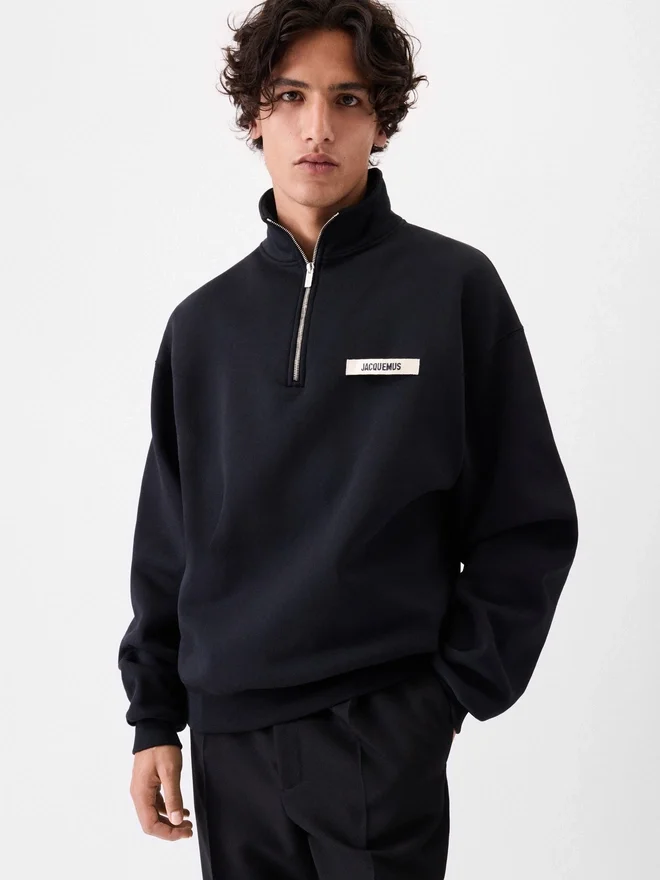 The Gros Grain zipped-rollneck sweatshirt Zip-up sweater The Gros Grain zipped-rollneck sweatshirt Zip-up sweater