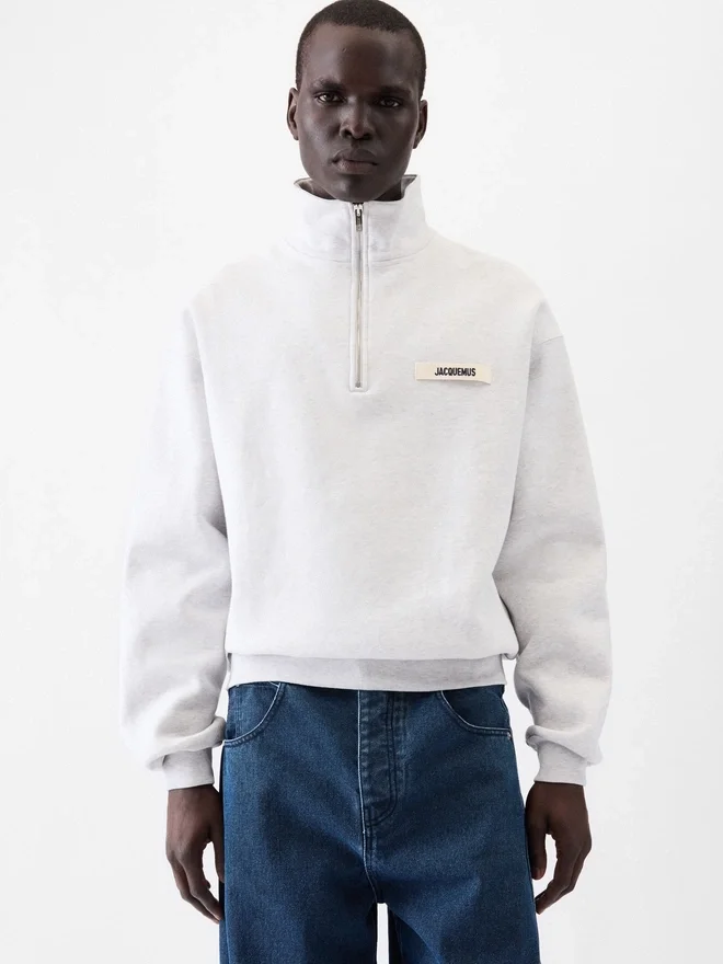 The Gros Grain zipped-rollneck sweatshirt Zip-up sweater The Gros Grain zipped-rollneck sweatshirt Zip-up sweater