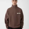The Gros Grain zipped-rollneck sweatshirt Zip-up sweater The Gros Grain zipped-rollneck sweatshirt Zip-up sweater