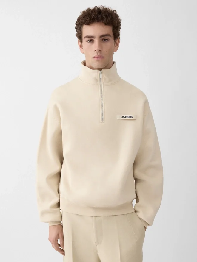 The Gros Grain zipped-rollneck sweatshirt Zip-up sweater The Gros Grain zipped-rollneck sweatshirt Zip-up sweater