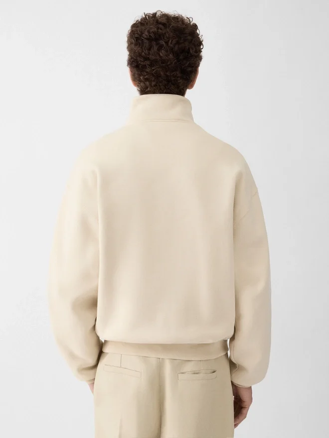 The Gros Grain zipped-rollneck sweatshirt Zip-up sweater The Gros Grain zipped-rollneck sweatshirt Zip-up sweater