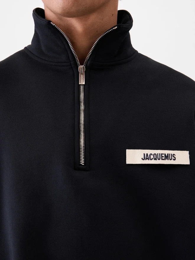 The Gros Grain zipped-rollneck sweatshirt Zip-up sweater The Gros Grain zipped-rollneck sweatshirt Zip-up sweater