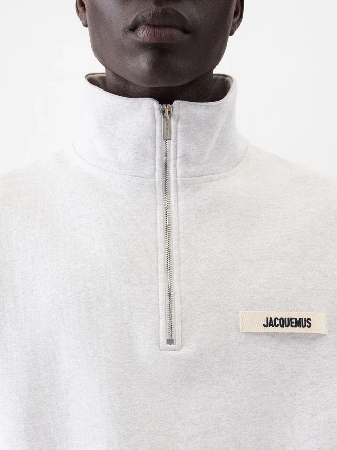 The Gros Grain zipped-rollneck sweatshirt Zip-up sweater The Gros Grain zipped-rollneck sweatshirt Zip-up sweater