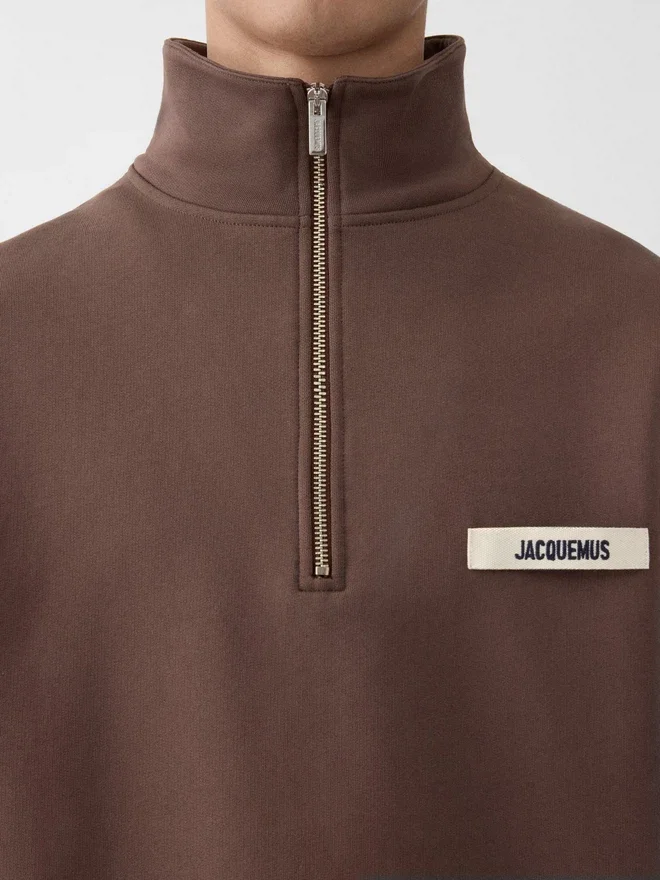 The Gros Grain zipped-rollneck sweatshirt Zip-up sweater The Gros Grain zipped-rollneck sweatshirt Zip-up sweater