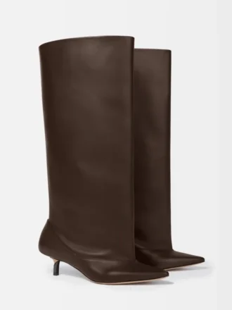 The high Tourni boots Wide knee-high boots