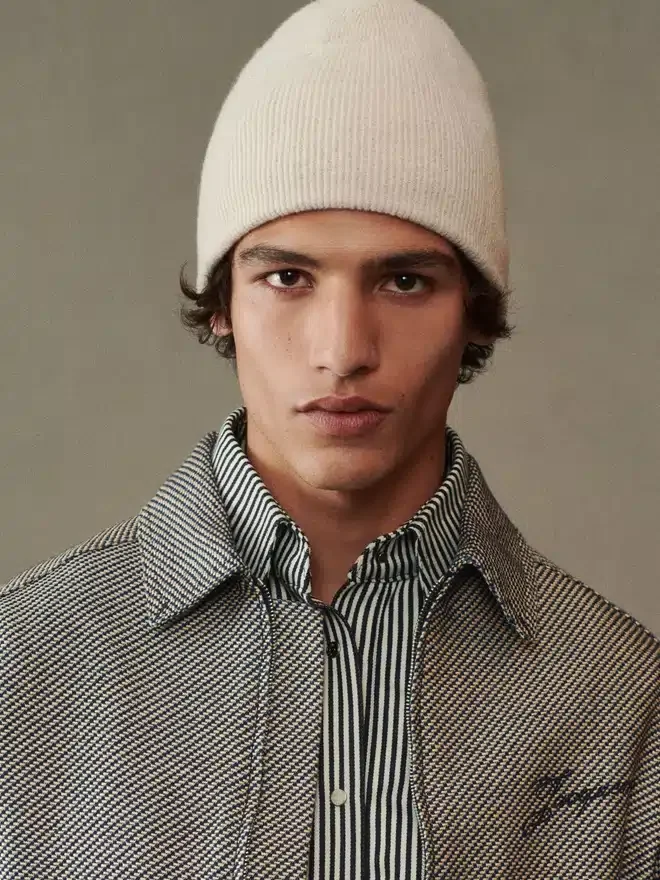 The J beanie Fine-ribbed beanie The J beanie Fine-ribbed beanie