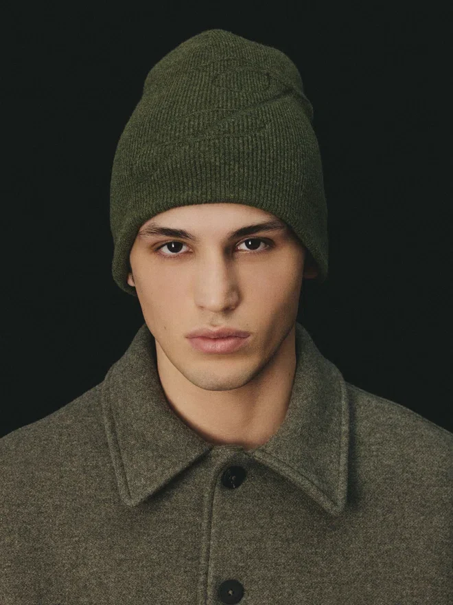 The J beanie Ribbed knit beanie The J beanie Ribbed knit beanie