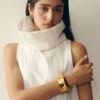 The J bracelet Sculpted “J” cuff bracelet