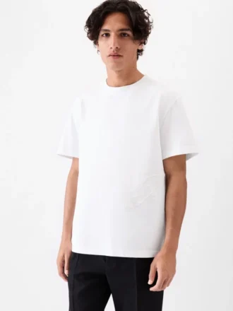 The J short-sleeve t-shirt Embroidered monogram t-shirt