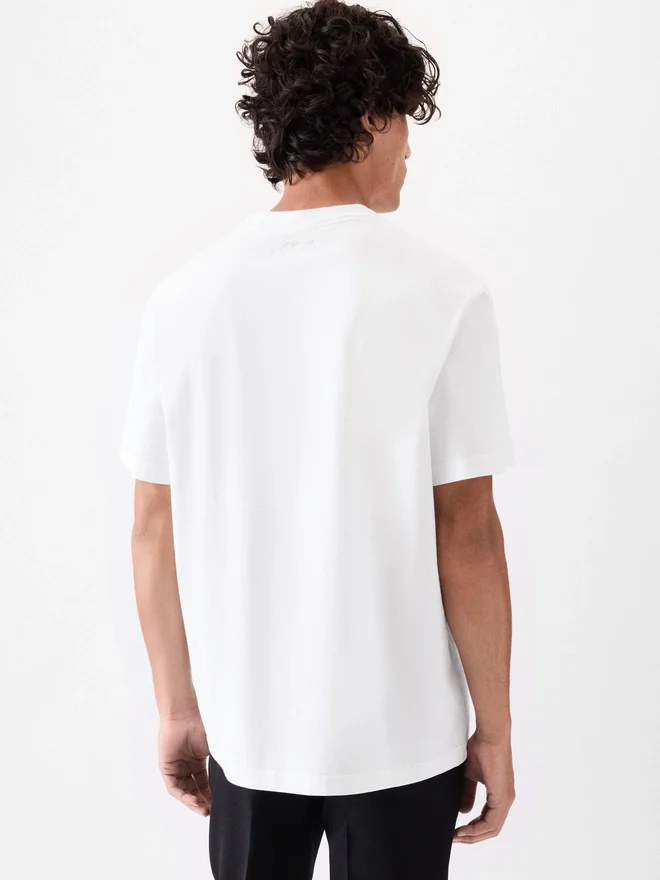 The J short-sleeve t-shirt Embroidered monogram t-shirt The J short-sleeve t-shirt Embroidered monogram t-shirt