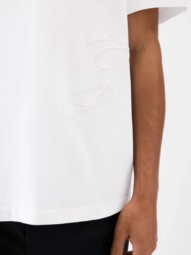 The J short-sleeve t-shirt Embroidered monogram t-shirt The J short-sleeve t-shirt Embroidered monogram t-shirt