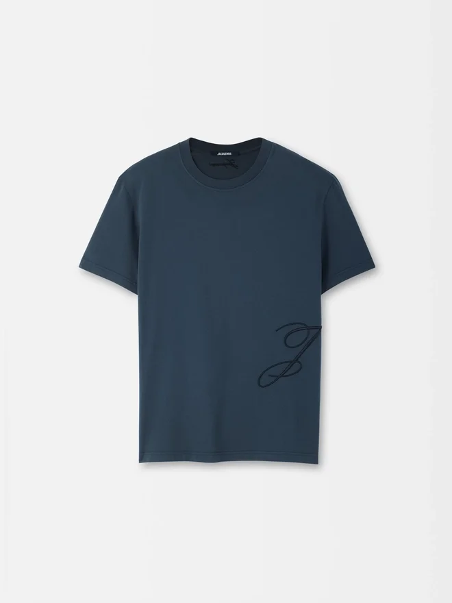 The J short-sleeve t-shirt Embroidered monogram t-shirt The J short-sleeve t-shirt Embroidered monogram t-shirt