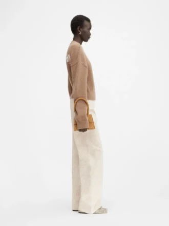 The Jacquemus knit Jacquard logo sweater The Jacquemus knit Jacquard logo sweater