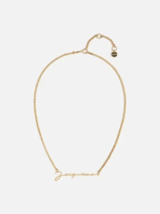 The Jacquemus necklace Signature logo chain necklace