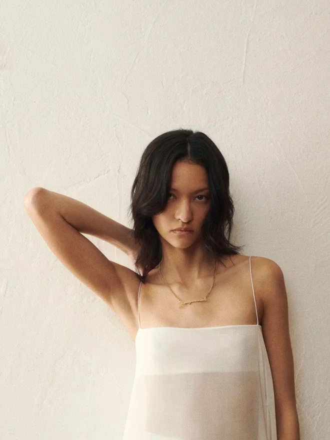 The Jacquemus necklace Signature logo chain necklace The Jacquemus necklace Signature logo chain necklace